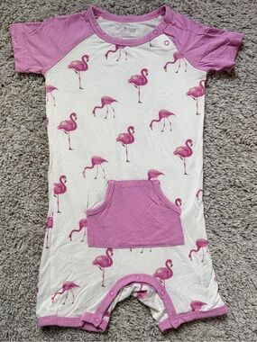 Kyte Baby Shortsleeved snap Romper 4T